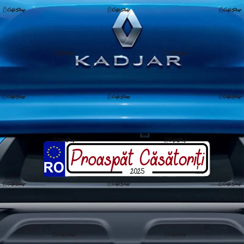 Proaspat casatoriti, indicator masina, 500x100 mm